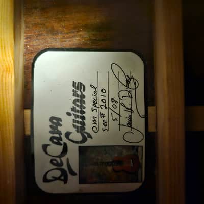 DeCava Guitars | OM Special | Ser. #2010 | 5/08 | Brazilian Rosewood / Adirondack Spruce | Nitrocellulose image 24