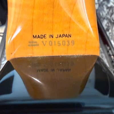 Fender 68 Reissue Stratocaster sunburst made in japan image 4