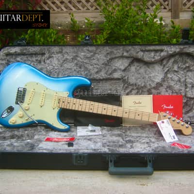 ♚MINT♚ 2019 FENDER AMERICAN ELITE STRATOCASTER USA ♚ SKYBURST !♚ MAPLE CAP♚ Ultra image 18