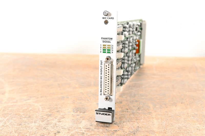 Studer Mic/Line In Card for D21m Modular I/O System CG01HSK image 1