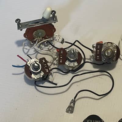 1990's Fender USA Stratocaster Guitar Complete Electronics Wiring Harness TBX image 4