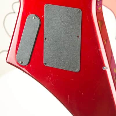 Vintage 80's Hondo H-1 Death Dagger Metallic Red Electric Guitar image 14