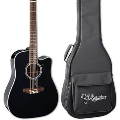 Takamine GD-38CE 12-string Acoustic-electric Guitar - Black image 1