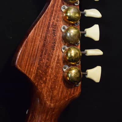 Framus Strato De Luxe gold hardware 1965 - sunburst image 6