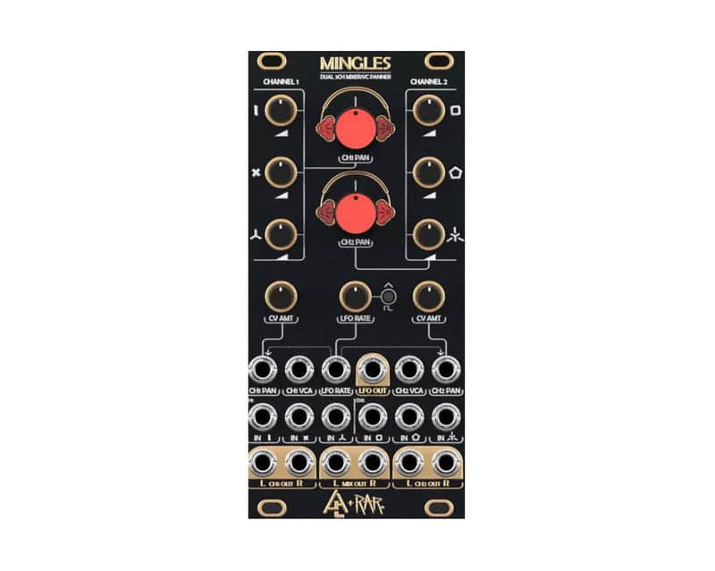 After Later Audio Mingles Dual 3 Channel Stereo Panning Mixer with built-in VC-LFO image 1