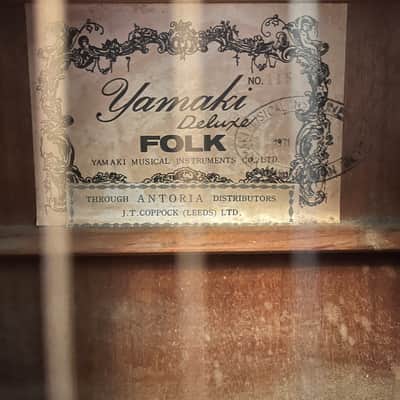 Yamaki Deluxe Folk 1971 - Vintage Acoustic Guitar image 5