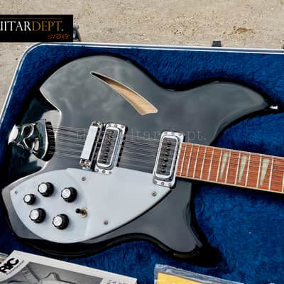 ♚TIMEWARP♚Vintage 1998 Rickenbacker 360-12 String♚JetGlo♚330♚£120 SETUP♚24 FRET! image 5