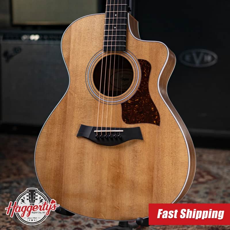 Taylor 212ce Grand Concert Acoustic/Electric Guitar with Gig Bag image 1