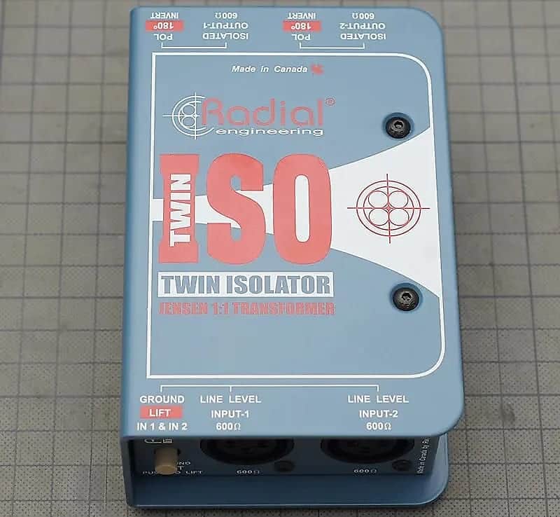 Radial Twin ISO 2-Channel Balanced Line Isolator twin-iso TWINISO ~Store Demo *Mint & In-Box! image 1