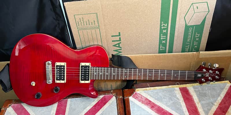 PRS SE Singlecut Scarlet Red Electric Guitar w Case image 1
