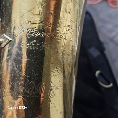Conn  USQMC Baritone Saxophone 1017 - Brass image 4