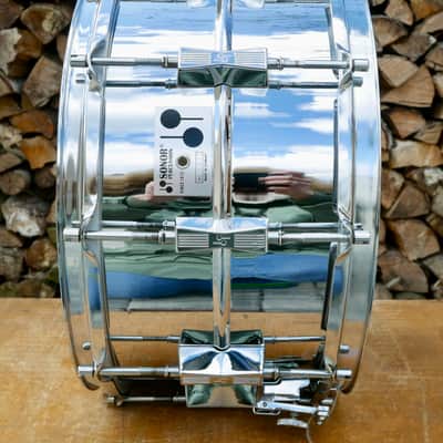 Sonor D-508 D508 Phonic 14" x 8" 10-Lug Ferro-Manganese Steel Snare Drum RARE image 17