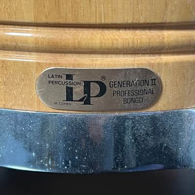 L.P. Latin Percussion Generation II Bongos w/Comfort Curve II Rims & Deluxe LP Bag image 2