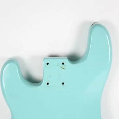1976 Fender Precision Bass BODY Seafoam Green/Blue ~PRO Re-Fin~ Early-CBS USA 1970s image 5