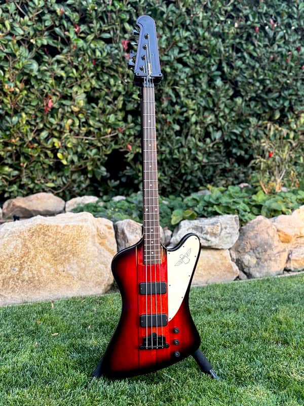 Epiphone Thunderbird pro エレキベース Epiphone Thunderbird Pro - Trans Black | Sweetwater