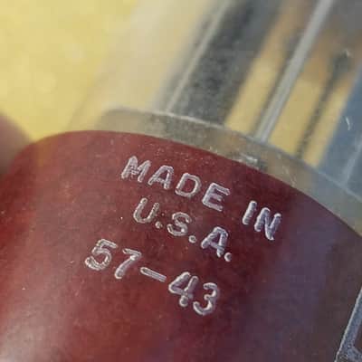 RCA 5692 AT1000 TESTED Vacuum Tube Special Red base premium like 6SN7 dual triode 1950-1956 image 12