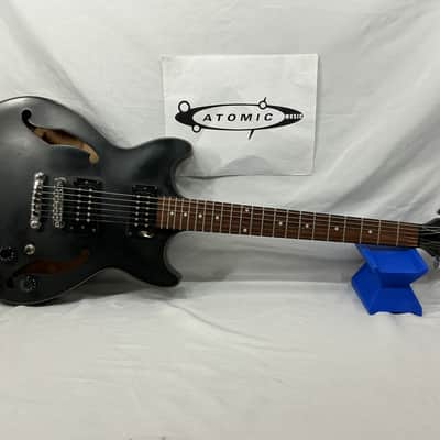 Ibanez Artcore AM73B Semi-Hollow Electric Guitar - Black image 1