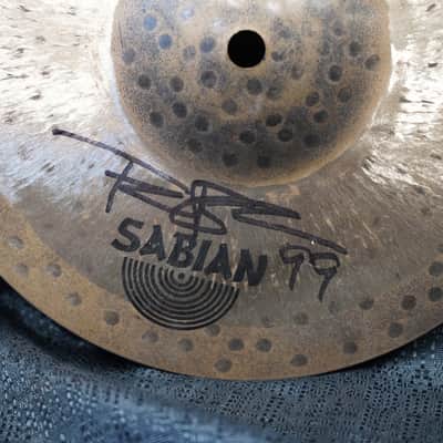 Sabian Radia Series 10" Splash AUTOGRAPHED by Terry Bozzio image 2
