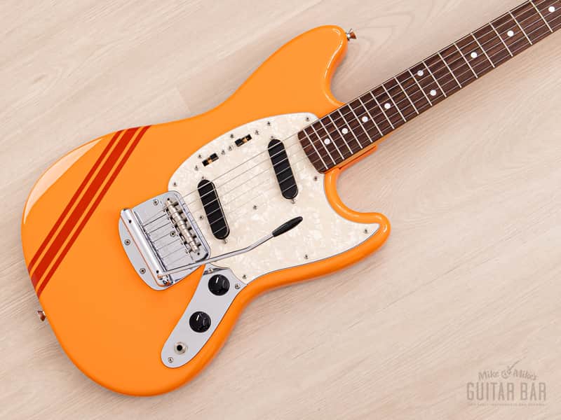 2008 Fender Competition Mustang '73 Vintage Reissue Guitar MG73-CO Capri Orange w/ Hangtags, Japan CIJ