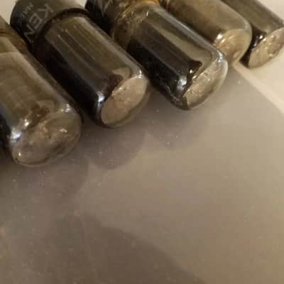 Ken-Rad Pair (2) 6V6GT Beam Power AT1000 TESTED Vacuum Tubes greyglass 188-5 6V6 Audio 1945-1958 image 8