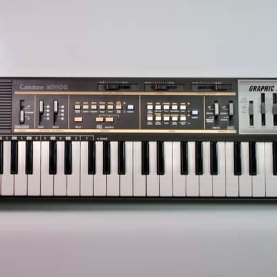 Casio MT-100 Casiotone 49-Key Synthesizer 1980s - Gray image 5
