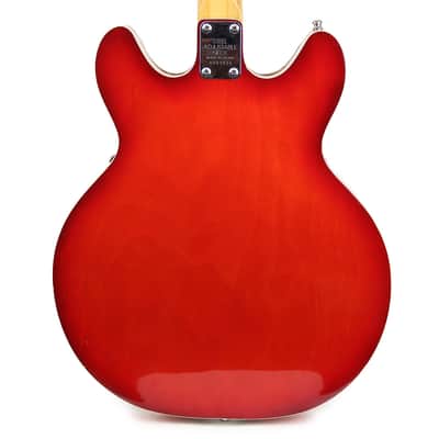 Vintage Epiphone 5120/E Semi-Hollow Body Bass Guitar in Cherry Red image 2