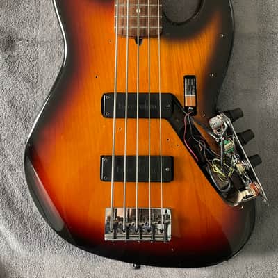 1995 Fender American Standard Jazz Bass V with Bartolini Pickup System image 8
