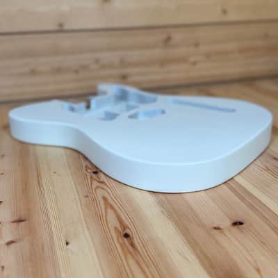 1998g Kohlin Guitars T-Type Roasted Pine replacement body Aged Nitro Relic Vintage olympic white Made in Sweden image 7
