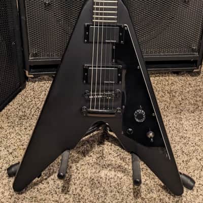 Upgraded Harley Benton Victory Flying V - 18V Seymour Duncan Active Pups Brass Nut Locking Tuners Momentary Kill Switch for Stutter Effects image 1