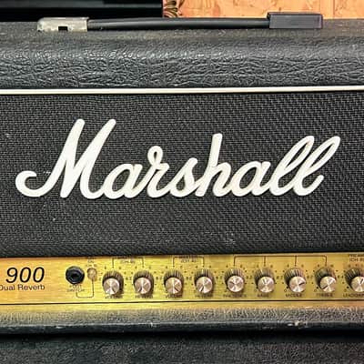 Marshall JCM 900 Model 4500 50-Watt Hi Gain Dual Reverb Head 1990s - Black image 1