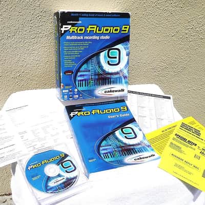CAKEWALK PRO AUDIO 9 Multi Track Recording Studio Software Package image 4