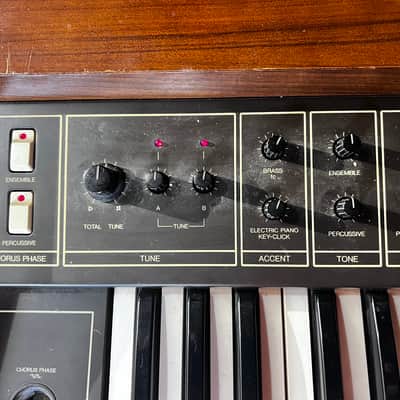 Korg Lambda ES-50 48-Key Polyphonic Synthesizer 1979 - 1982 - Black / Wood image 3