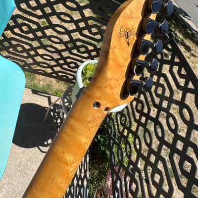 Late 80s Warmoth Telecaster Tele Birdseye Maple Neck Floyd Compound Radius Clapton Profile image 10