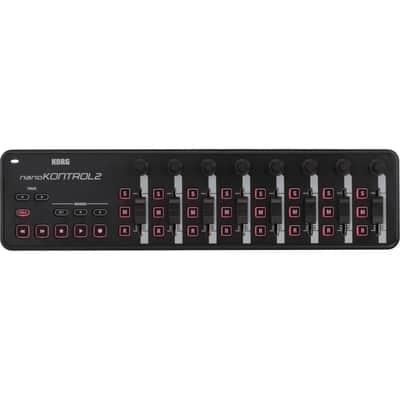 Korg nanoKontrol2 USB MIDI Control Surface, Black image 2