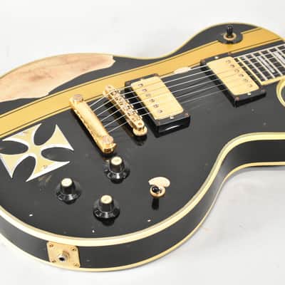 1973 Gibson Les Paul Custom James Hetfield Iron Cross Vintage Electric Guitar w/HSC image 7