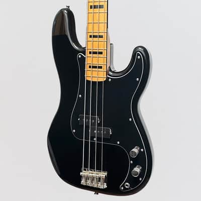 Fender Squier Classic Vibe '70s Precision P 4 String Electric Bass Guitar - Black image 3