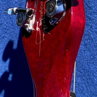 Guild Brian May Signature 1993 - Red see trough body image 17