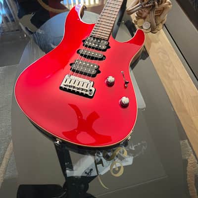 Suhr Custom Modern Carved Top Candy Apple Red image 12