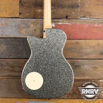 Danelectro U-3 U3 Silver Sparkle Top image 4