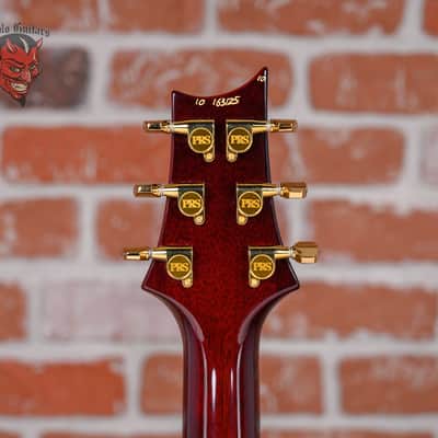 PRS Custom 22 Semi-Hollow Quilted Maple 10 Top Smoked Amber 2010 w/OHSC image 10