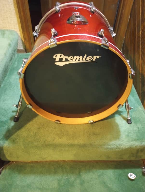 Premier XPK 20" (Diameter)x18'"(depth) Bass Drum 90's/2000's - Cherry Lacquer image 1