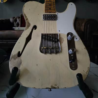 Fender Fender Custom Shop LTD Heavy Relic Caballo Tono Ligero Telecaster in Dirty White Blonde 2016 - Heavy Relic image 3