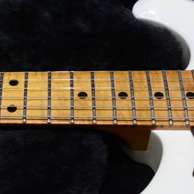 Knaggs Severn Trem T3 Flame Maple Neck White 2016' image 4