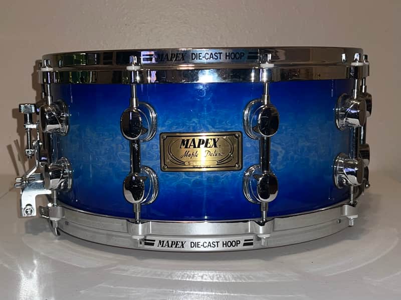 Mapex Maple Deluxe 14x6.5 - Evening Blue Snare image 1