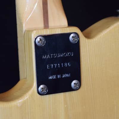 Vorg by Pearl Telecaster Thinline 1977 - natural image 8