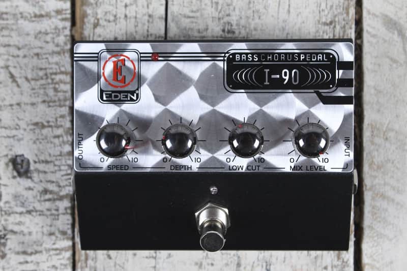 Eden I90 Professional Chorus Electric Bass Guitar Effects Pedal w Power Supply image 1