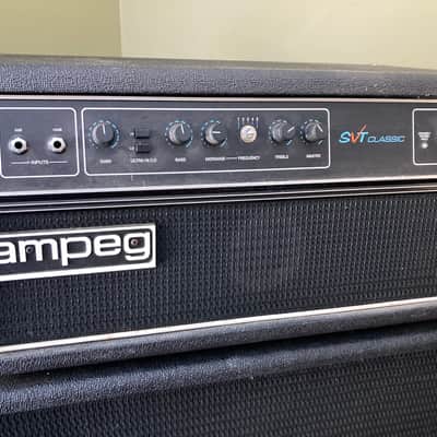 25th Anniversary Ampeg SVT-CL 300 Watt Head w/ 8x10 Cabinet image 2