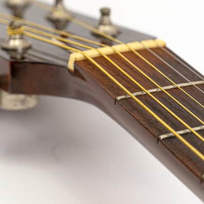 1970s Yamaha FG-130 Vintage Folk Acoustic Guitar – MIJ – Hardshell Case image 11