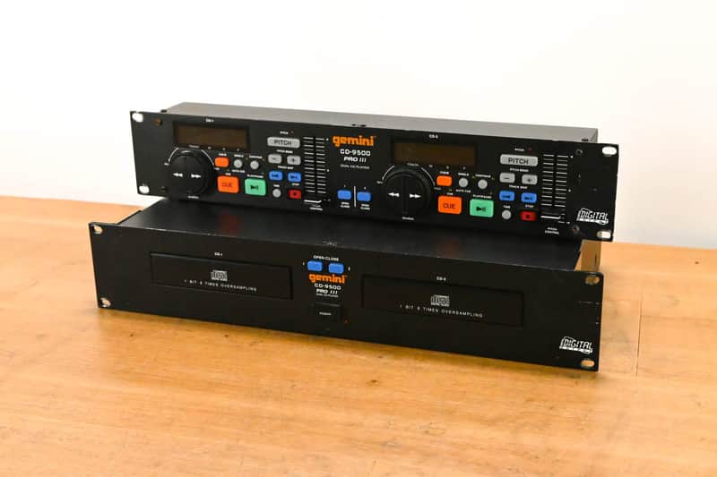 Gemini CD-9500 Pro III Dual CD Player with Controller CG01Z5Z image 1