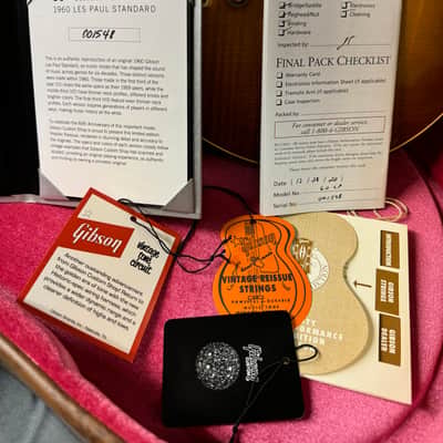 Gibson Custom Shop 60th Anniversary '60 Les Paul Standard #001548 Reissue V2 2020 - Tomato Soup Burst image 12